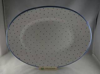 Gmundner Keramik-Platte oval glatt 42